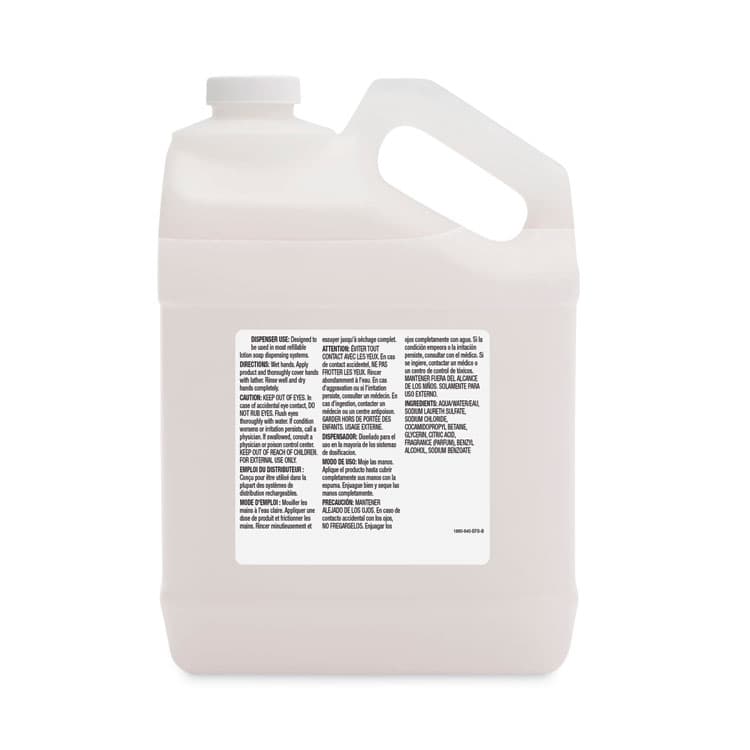 GO-JO INDUSTRIES White Premium Lotion Soap Refill, Waterfall Scent, 1 gal, 4/Carton (GOJ186004CT) thumbnail 3