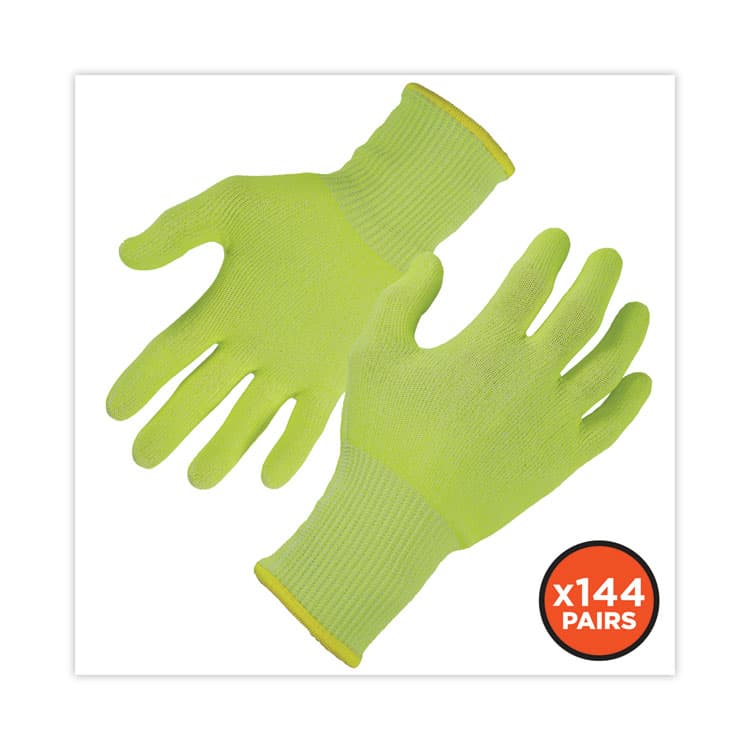 ERGODYNE CORPORATION ProFlex 7040 ANSI A4 CR Food Grade Gloves, EN388: 2X4XD, Reversible, 11" Long, X-Large, Lime, 144 Pairs/Carton (EGO18025) thumbnail 2