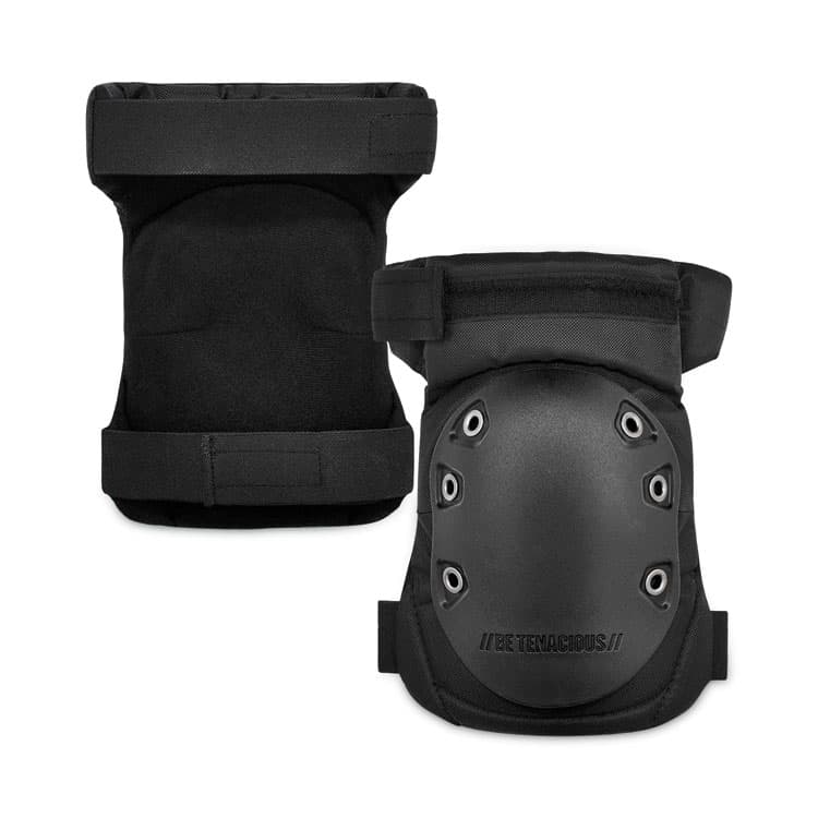 ERGODYNE CORPORATION ProFlex 435HL Hinged Gel Knee Pad, Hard Cap, Hook and Loop Closure, One Size Fits Most, Black, Pair (EGO18436)