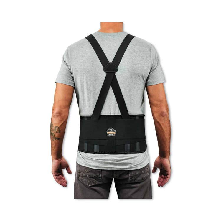 ERGODYNE CORPORATION ProFlex 1625 Elastic Back Support Brace, X-Large, 38" to 42" Waist, Black (EGO11115) thumbnail 2
