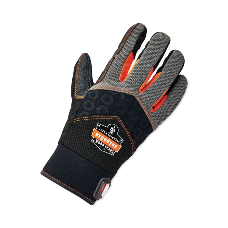 ERGODYNE CORPORATION ProFlex 9001 Full-Finger Impact Gloves, EN388: 1121X, Small, Black, Pair (EGO17772) thumbnail 2