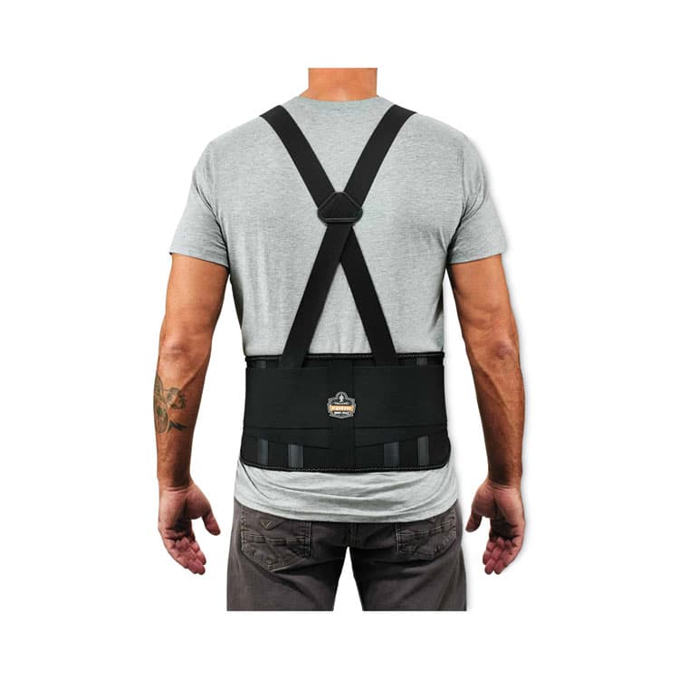 ERGODYNE CORPORATION ProFlex 1625 Elastic Back Support Brace, 2X-Large, 42" to 46" Waist, Black (EGO11116) thumbnail 4