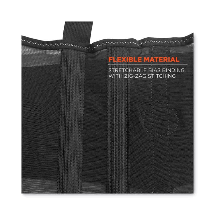 ERGODYNE CORPORATION ProFlex 100 Economy Spandex Back Support Brace, 2X-Large, 42" to 46" Waist, Black (EGO11386) thumbnail 2