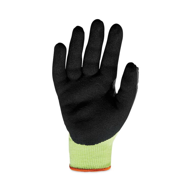 ERGODYNE CORPORATION ProFlex 7141 ANSI A4 DIR Nitrile-Coated CR Gloves, EN388: 4X42DP, 9" Long, Small, Lime, 72 Pairs/Carton (EGO17832) thumbnail 3