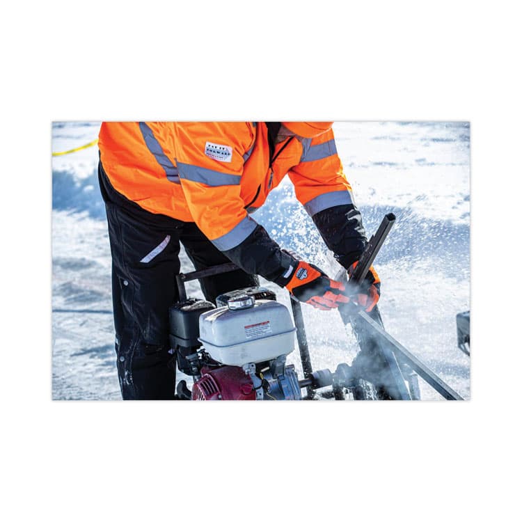 ERGODYNE CORPORATION ProFlex 818WP Thermal WP Gloves with Tena-Grip, EN388: 3423X, 9" Long, Large, Orange, Pair (EGO17394) thumbnail 3