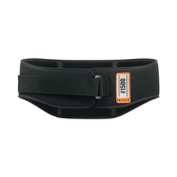 ERGODYNE CORPORATION ProFlex 1500 Weight Lifters Style Back Support Belt, Large, 34" to 38" Waist, Black (EGO11473)