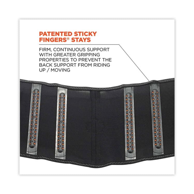 ERGODYNE CORPORATION ProFlex 2000SF High-Performance Spandex Back Support Brace, 4X-Large, 52" to 58" Waist, Black (EGO11288) thumbnail 3