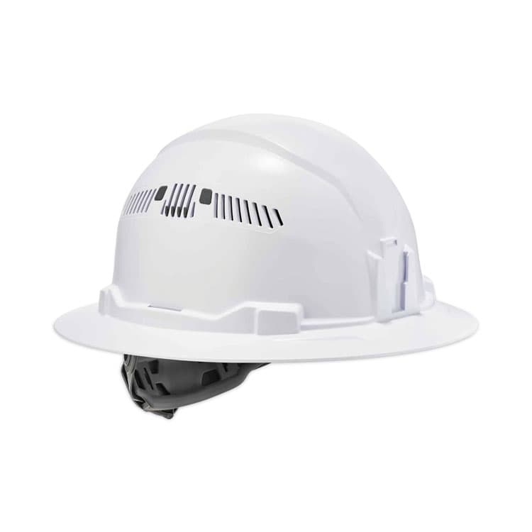 ERGODYNE CORPORATION Skullerz 8973 Class C Hard Hat Full Brim, White (EGO60154)