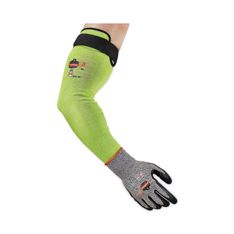 ERGODYNE CORPORATION ProFlex 7941-PR CR Protective Arm Sleeve, 22", Lime, 144 Pairs/Carton (EGO17949) thumbnail 2