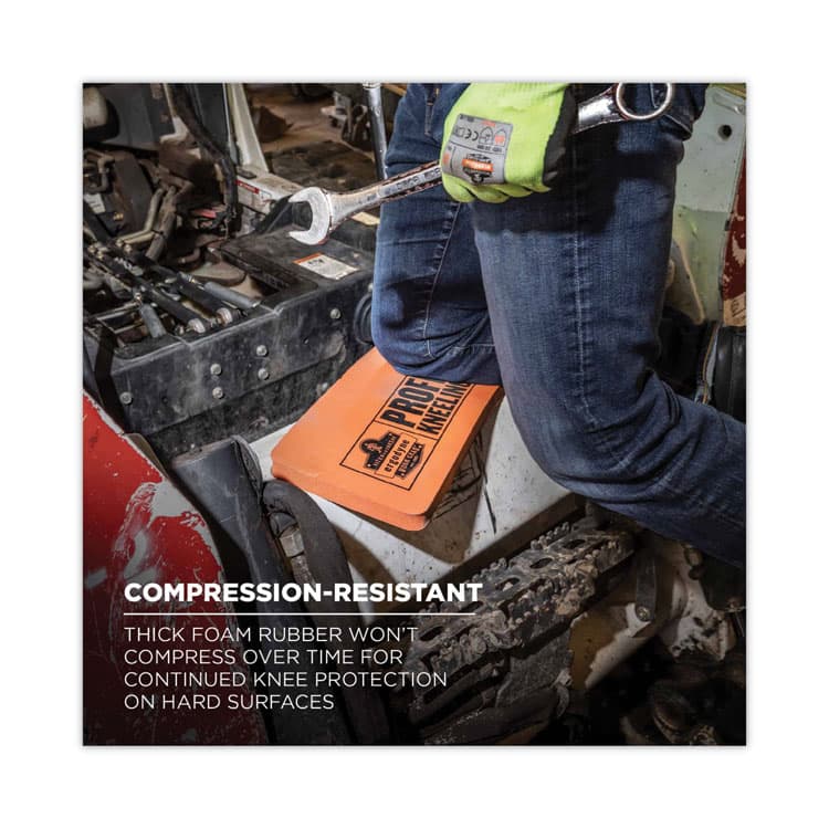 ERGODYNE CORPORATION ProFlex 375 Small Foam Kneeling Pad, 1", Small, Orange (EGO18376) thumbnail 2