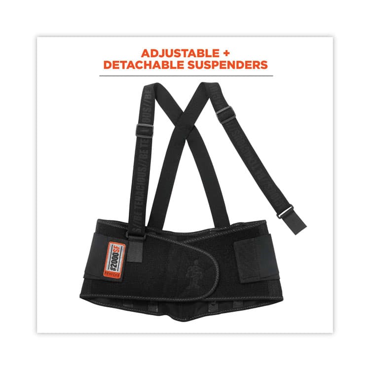 ERGODYNE CORPORATION ProFlex 2000SF High-Performance Spandex Back Support Brace, 4X-Large, 52" to 58" Waist, Black (EGO11288) thumbnail 4