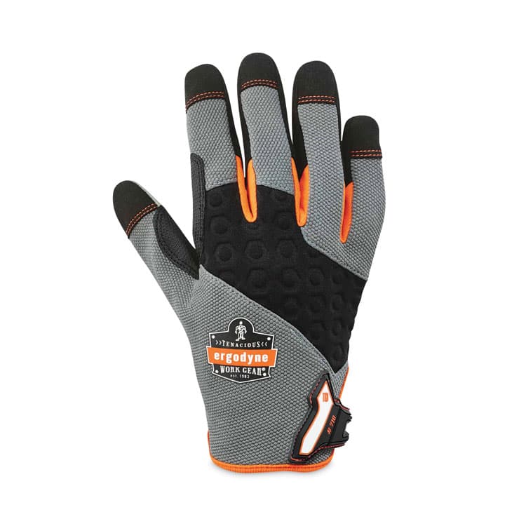 ERGODYNE CORPORATION ProFlex 710 Heavy-Duty Mechanics Gloves, 9" Long, XX-Large, Gray, Pair (EGO17046) thumbnail 3