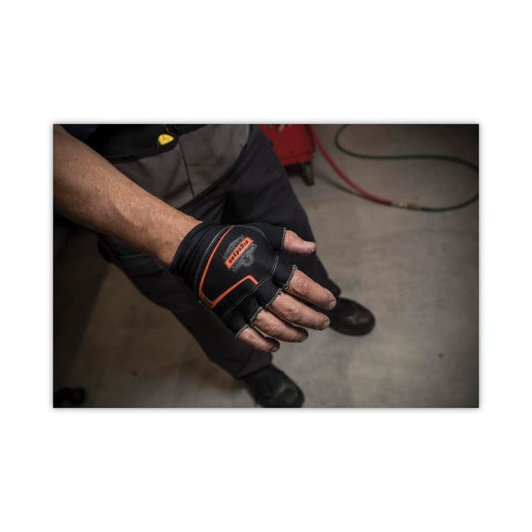 ERGODYNE CORPORATION ProFlex 800 Glove Liners, 9" Long, Large, Black, Pair (EGO16106) thumbnail 3