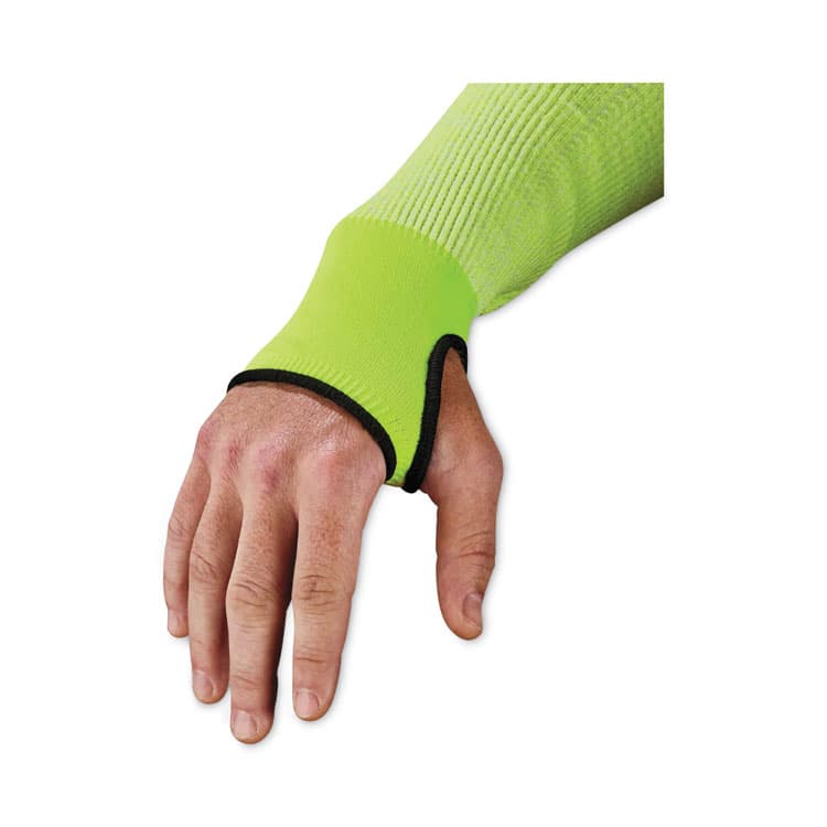 ERGODYNE CORPORATION ProFlex 7941-PR CR Protective Arm Sleeve, 18", Lime, Pair (EGO17943) thumbnail 2