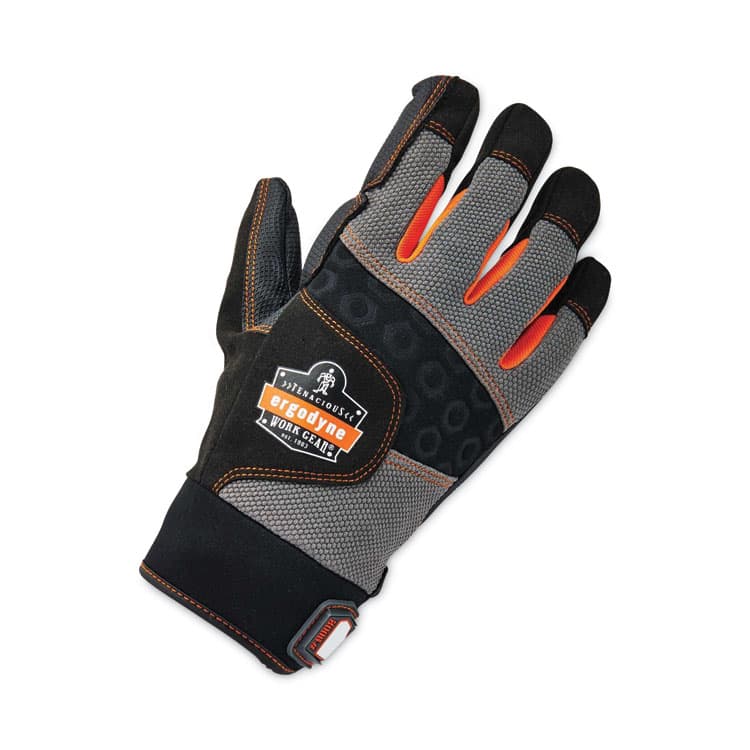 ERGODYNE CORPORATION ProFlex 9002 Certified Full-Finger Anti-Vibration Gloves, EN388: 2121X, X-Large, Black, Pair (EGO17705) thumbnail 2