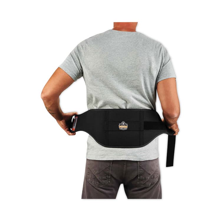 ERGODYNE CORPORATION ProFlex 1500 Weight Lifters Style Back Support Belt, Small, 25" to 30" Waist, Black (EGO11471) thumbnail 2