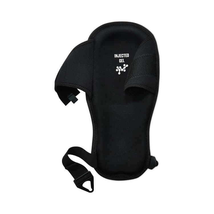 ERGODYNE CORPORATION ProFlex 342 Injected Gel Knee Pads, Extra Long Cap, Hook and Loop Closure, One Size Fits Most, Black, Pair (EGO18442) thumbnail 3