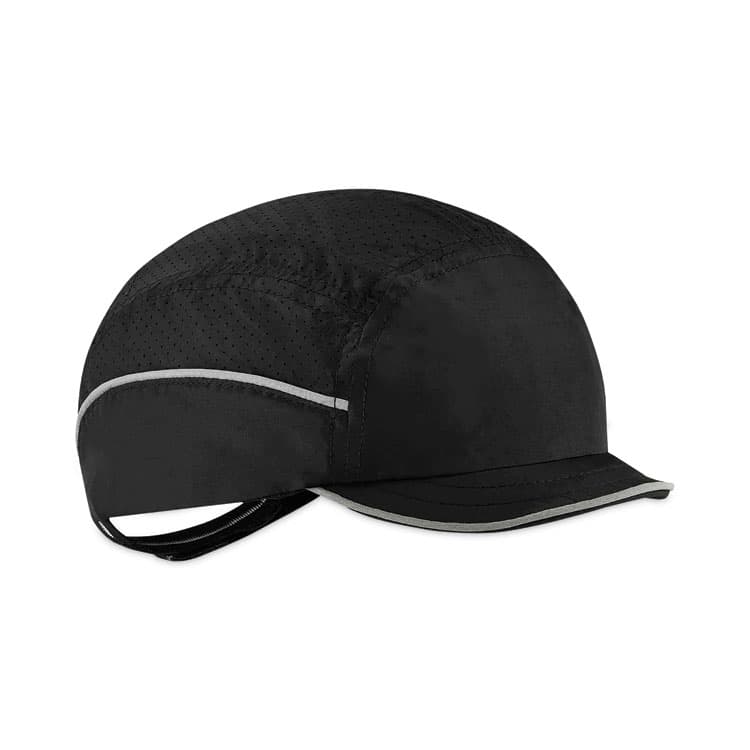 ERGODYNE CORPORATION Skullerz 8955 Lightweight Bump Cap Hat, Micro Brom, Black (EGO23362)