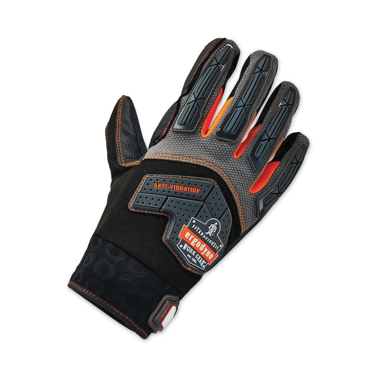 ERGODYNE CORPORATION ProFlex 9015F(x) Certified Anti-Vibration Gloves with Dorsal Protection, EN388: 2121X, XX-Large, Black, Pair (EGO17306) thumbnail 3