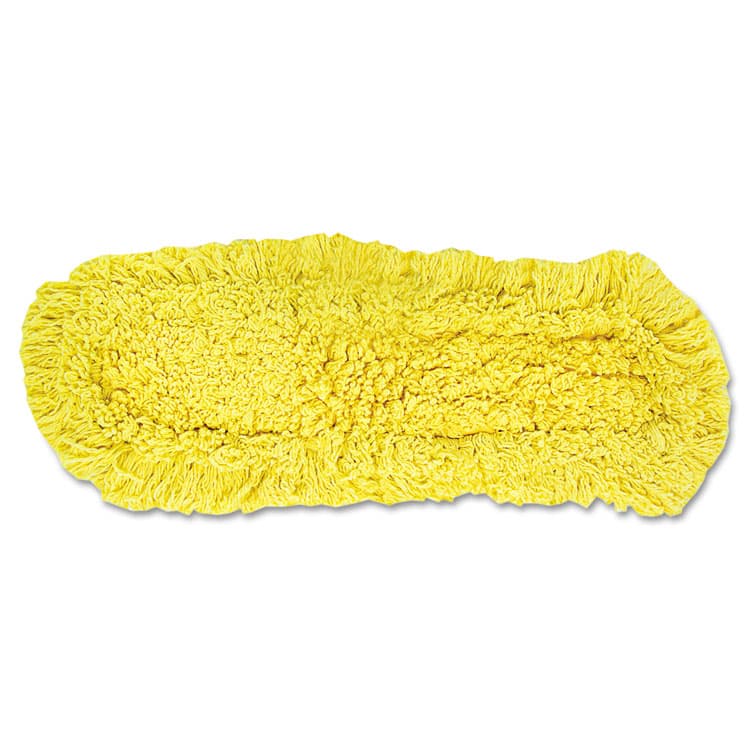 RUBBERMAID COMMERCIAL PROD. Trapper Commercial Dust Mop, Looped-end Launderable, 5" x 24", Yellow (RCPJ15300YEL) thumbnail 2