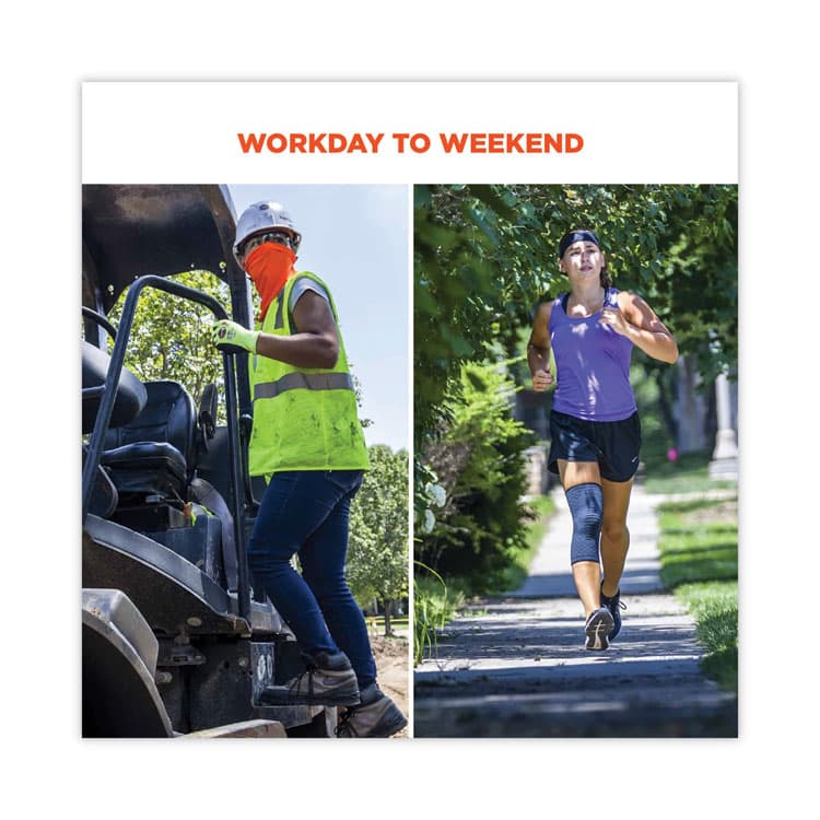 ERGODYNE CORPORATION ProFlex 601 Knee Compression Sleeve, Medium, Black (EGO16553) thumbnail 4