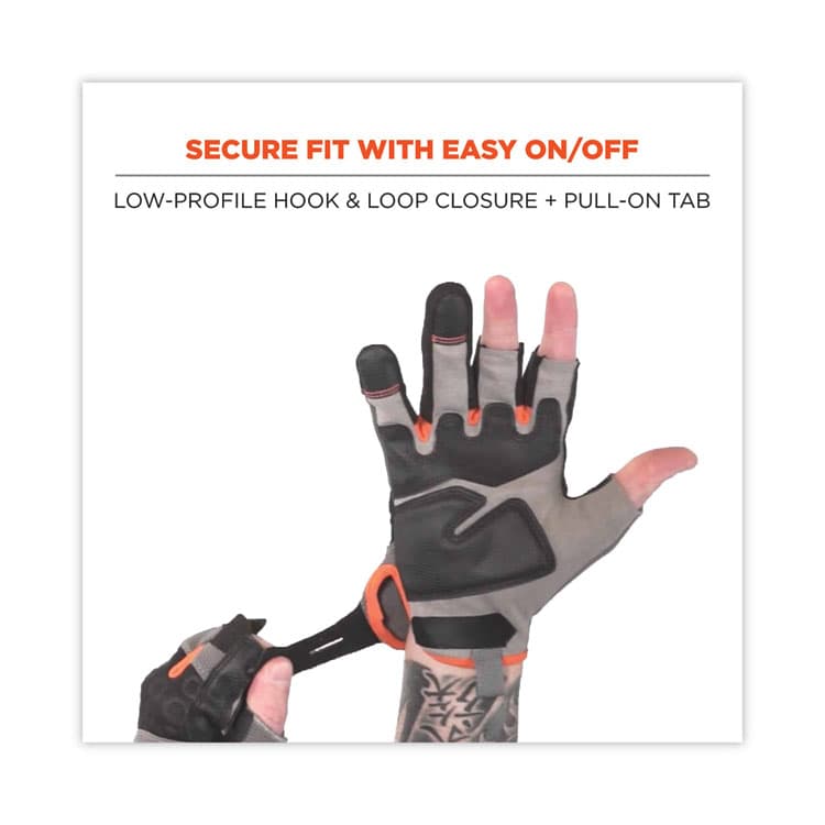 ERGODYNE CORPORATION ProFlex 720 Heavy-Duty Framing Gloves, 9" Long, XX-Large, Gray, Pair (EGO17116) thumbnail 4