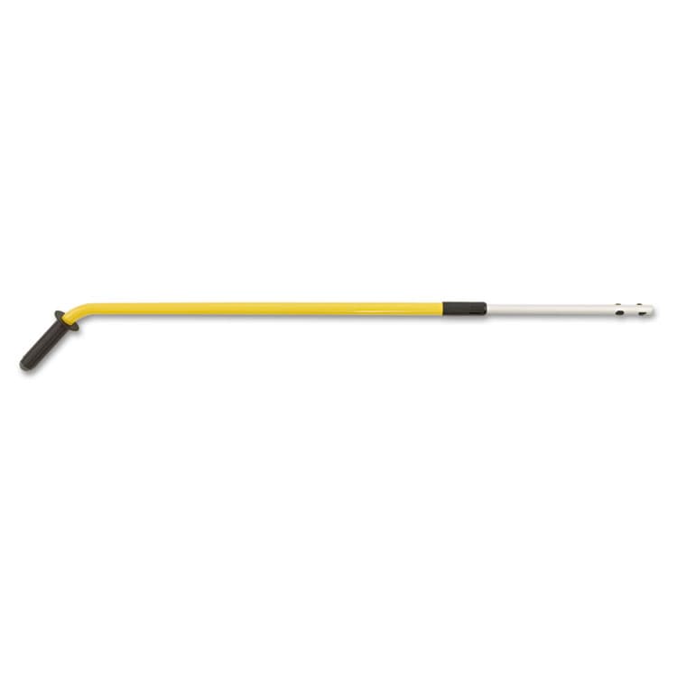 RUBBERMAID COMMERCIAL PROD. HYGEN Quick-Connect Ergo Adjustable Handle, 48" to 72", Black/Yellow (RCPQ760) thumbnail 3