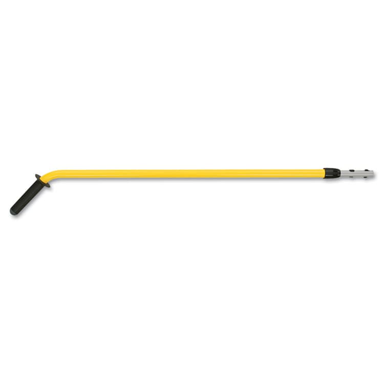 RUBBERMAID COMMERCIAL PROD. HYGEN Quick-Connect Ergo Adjustable Handle, 48" to 72", Black/Yellow (RCPQ760) thumbnail 4