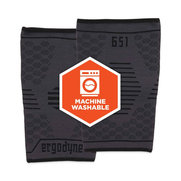 ERGODYNE CORPORATION ProFlex 651 Elbow Compression Sleeve, Small, Gray/Black (EGO16592) thumbnail 4