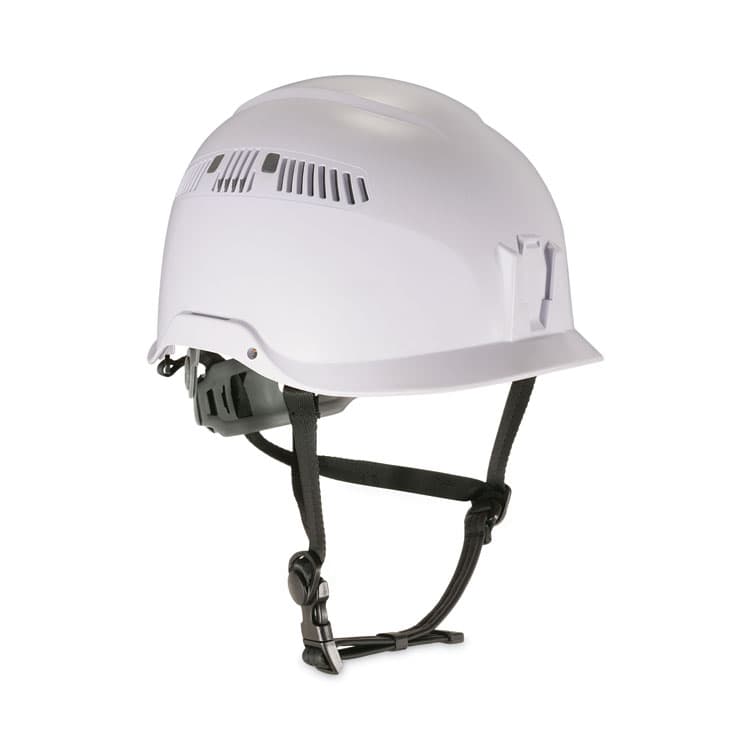 ERGODYNE CORPORATION Skullerz 8975 Class C Safety Helmet, 6-Point Ratchet Suspension, White (EGO60204)