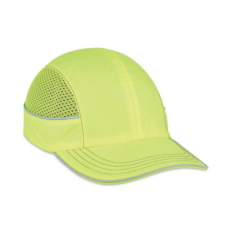 ERGODYNE CORPORATION Skullerz 8950 Bump Cap Hat, Long Brim, Lime (EGO23335)