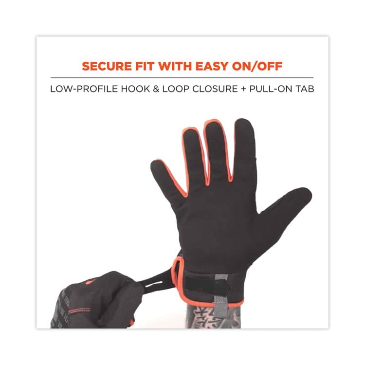 ERGODYNE CORPORATION ProFlex 812 Standard Mechanics Gloves, 9" Long, XX-Large, Black, Pair (EGO17176) thumbnail 3