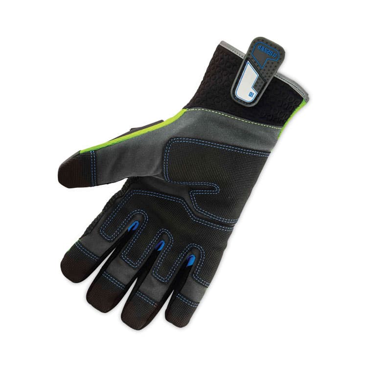 ERGODYNE CORPORATION ProFlex 925WP Performance Dorsal Impact-Reducing Thermal Waterproof Gloves, EN388: 3323XP, X-Large, Black/Lime, Pair (EGO18105) thumbnail 3