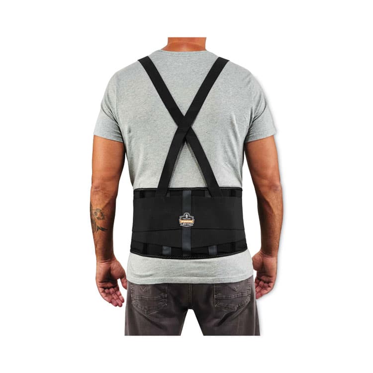 ERGODYNE CORPORATION ProFlex 100 Economy Spandex Back Support Brace, 4X-Large, 52" to 58" Waist, Black (EGO11388) thumbnail 3