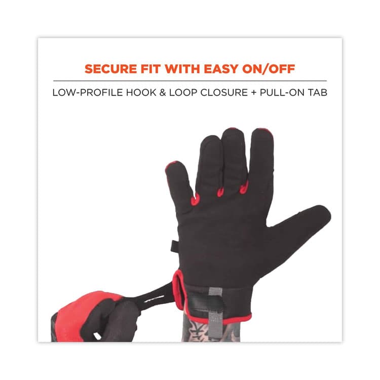 ERGODYNE CORPORATION ProFlex 812CR6 ANSI A6 Utility and CR Gloves, EN388: 2543E, 9" Long, XX-Large, Black, Pair (EGO17926) thumbnail 4