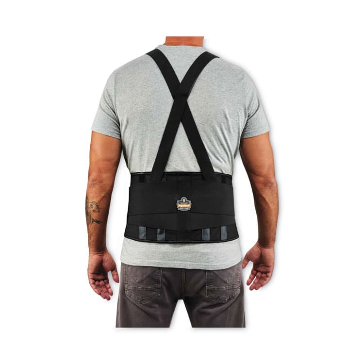 ERGODYNE CORPORATION ProFlex 1400UN Universal Size Back Support Brace, One Size Fits All, 25" to 58" Waist, Black (EGO11400) thumbnail 4