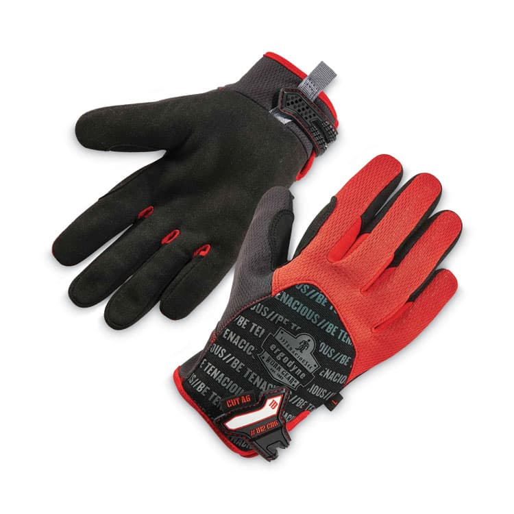 ERGODYNE CORPORATION ProFlex 812CR6 ANSI A6 Utility and CR Gloves, EN388: 2543E, 9" Long, Medium, Black, Pair (EGO17923)