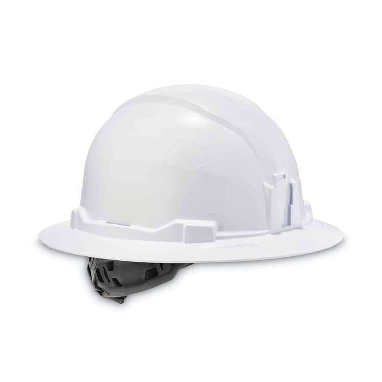 ERGODYNE CORPORATION Skullerz 8971 Class E Hard Hat Full Brim, White (EGO60150)