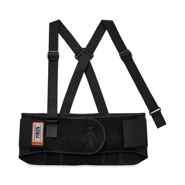 ERGODYNE CORPORATION ProFlex 1625 Elastic Back Support Brace, X-Small, 20" to 25" Waist, Black (EGO11111)