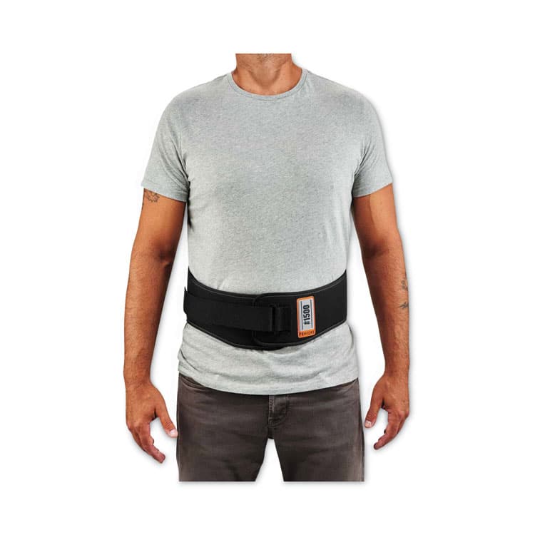 ERGODYNE CORPORATION ProFlex 1500 Weight Lifters Style Back Support Belt, 2X-Large, 42" to 46" Waist, Black (EGO11475) thumbnail 2