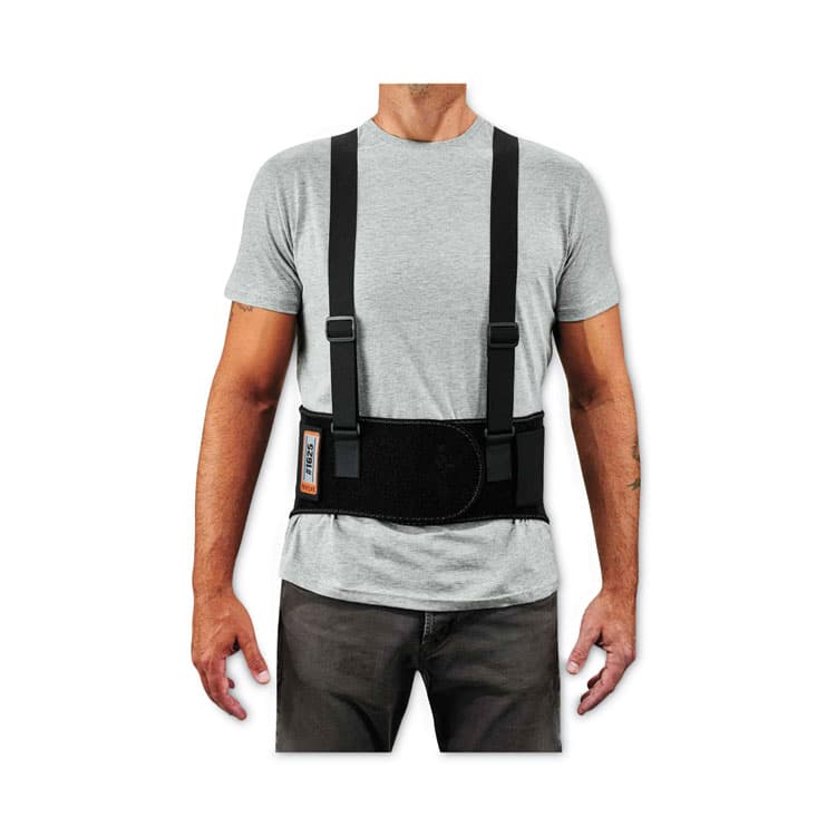 ERGODYNE CORPORATION ProFlex 1625 Elastic Back Support Brace, Small, 25" to 30" Waist, Black (EGO11112) thumbnail 2