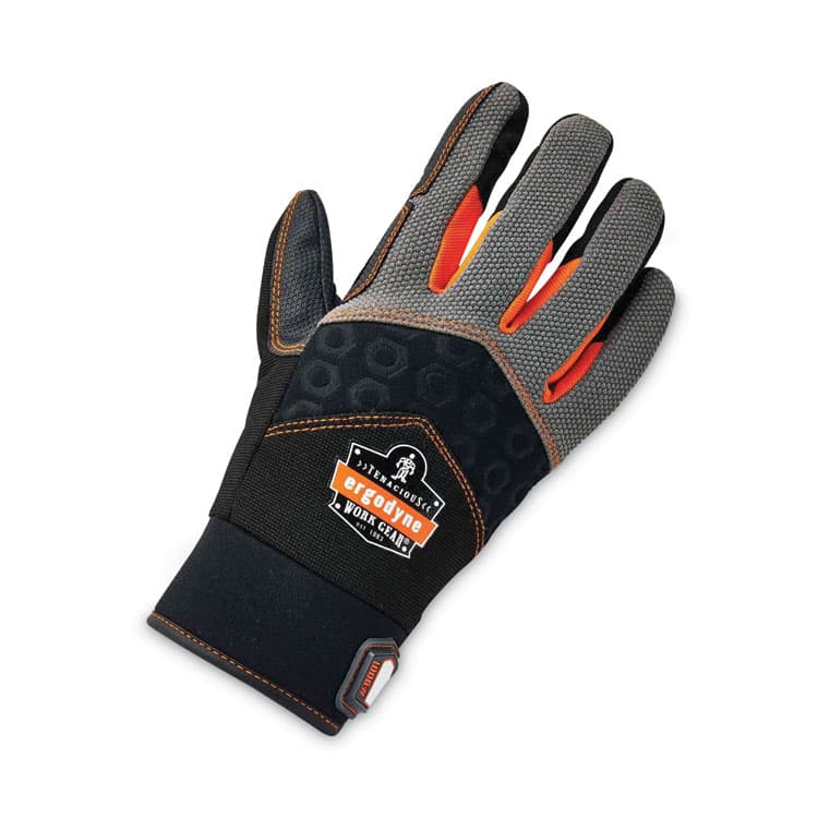 ERGODYNE CORPORATION ProFlex 9001 Full-Finger Impact Gloves, EN388: 1121X, Medium, Black, Pair (EGO17773) thumbnail 4