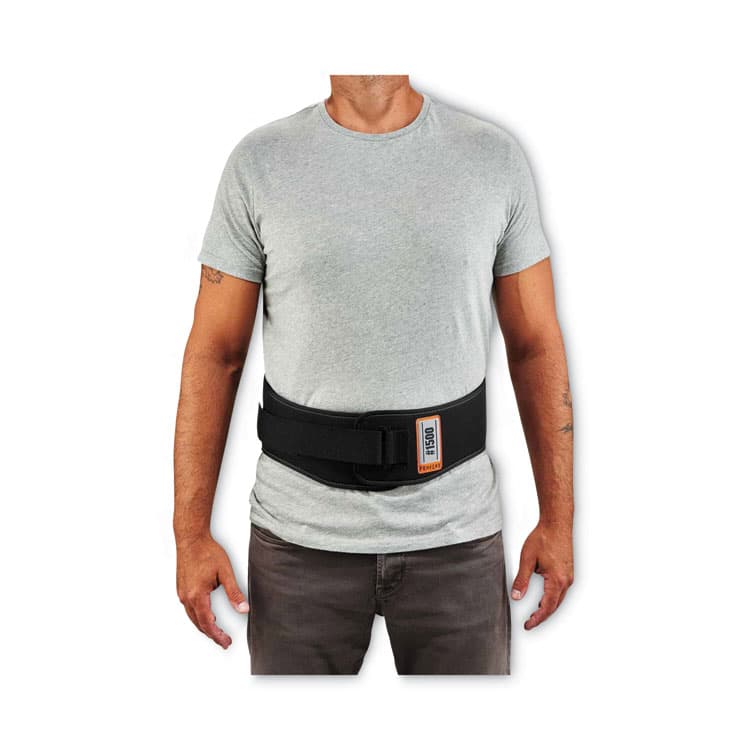 ERGODYNE CORPORATION ProFlex 1500 Weight Lifters Style Back Support Belt, X-Large, 38" to 42" Waist, Black (EGO11474) thumbnail 4