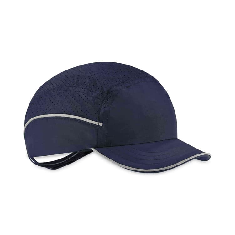 ERGODYNE CORPORATION Skullerz 8955 Lightweight Bump Cap Hat, Short Brim, Navy (EGO23336)