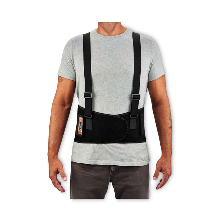 ERGODYNE CORPORATION ProFlex 2000SF High-Performance Spandex Back Support Brace, X-Small, 20" to 25" Waist, Black (EGO11281) thumbnail 4