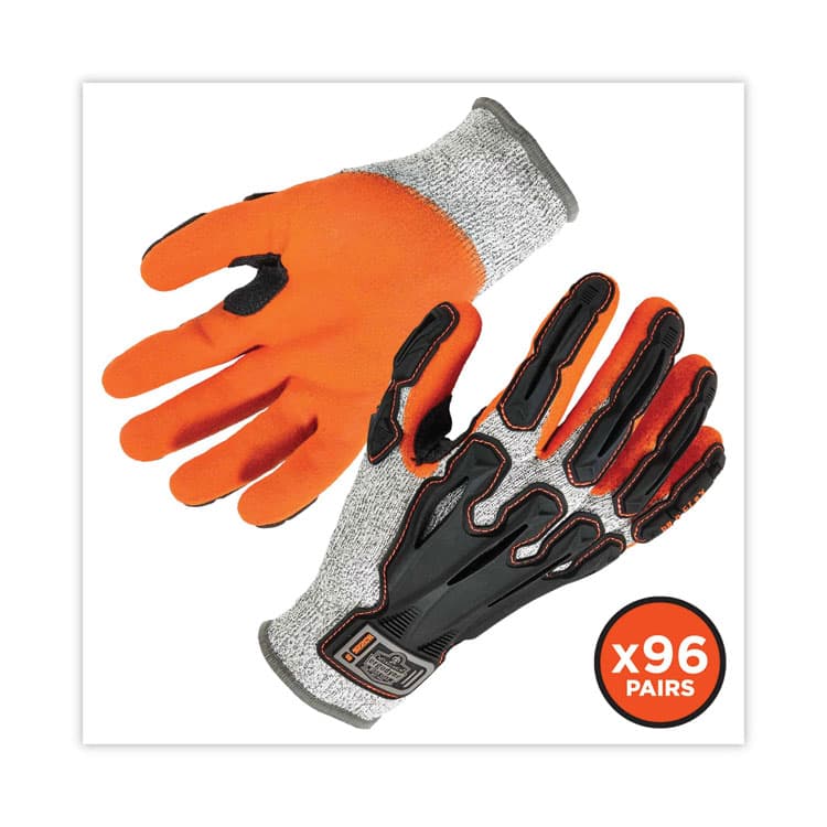 ERGODYNE CORPORATION ProFlex 922CR Nitrile Coated Cut-Resistant Gloves, EN388: 4442CP, X-Large, Gray, 96 Pairs/Carton (EGO17585) thumbnail 2