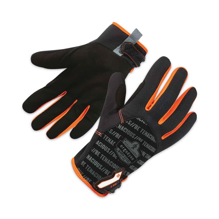 ERGODYNE CORPORATION ProFlex 812 Standard Mechanics Gloves, 9" Long, XX-Large, Black, Pair (EGO17176)
