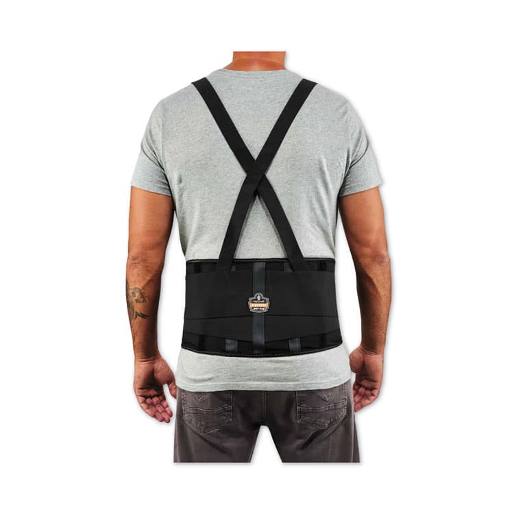 ERGODYNE CORPORATION ProFlex 100 Economy Spandex Back Support Brace, Small, 25" to 30" Waist, Black (EGO11382) thumbnail 3