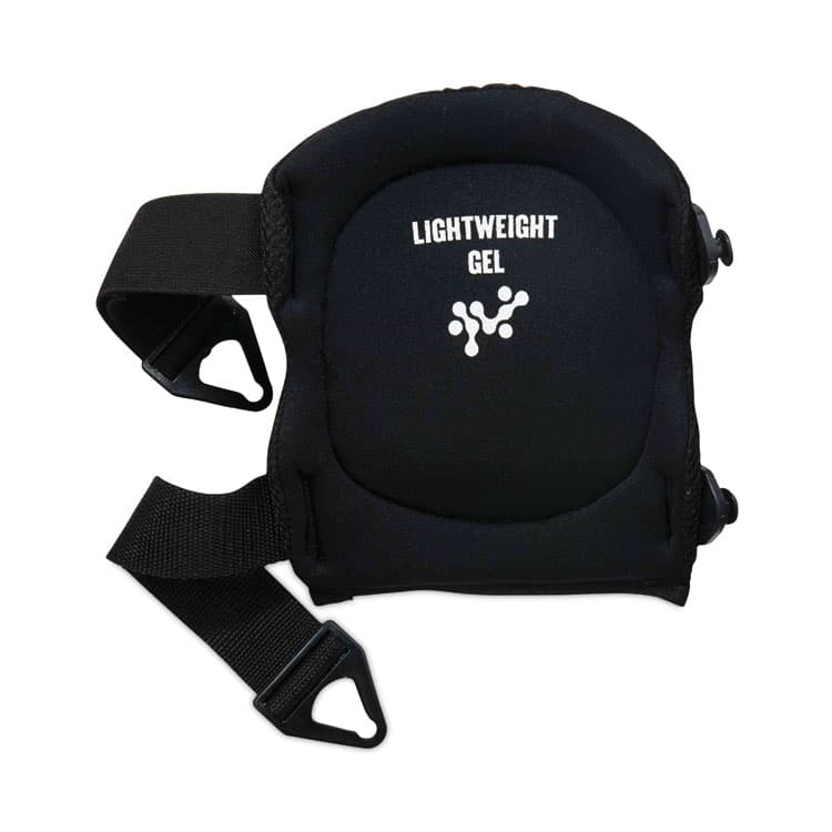 ERGODYNE CORPORATION ProFlex 357 Lightweight Gel Knee Pads, Short Cap, Buckle Closure, One Size Fits Most, Black, Pair (EGO18457) thumbnail 3