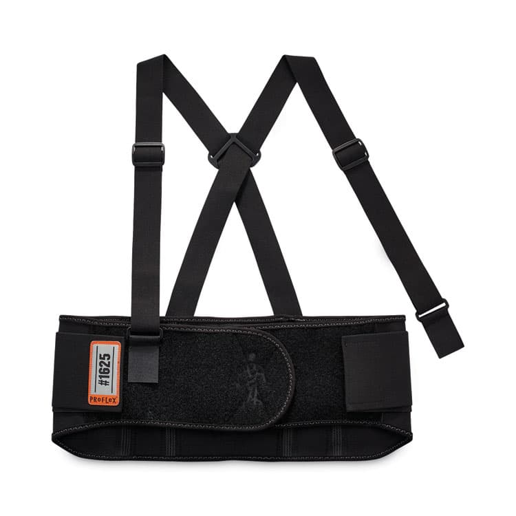 ERGODYNE CORPORATION ProFlex 1625 Elastic Back Support Brace, 3X-Large, 46" to 52" Waist, Black (EGO11117)